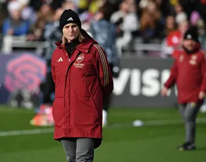 Arsenal Women's Coach Kelly Smith Prepares for FA Cup Match against Watford Women