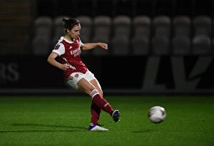 Images Dated 18th November 2020: Arsenal Women's Conti Cup Triumph: Lotte Wubben-Moy Scores Penalty in Shootout Against Tottenham