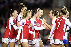 Reading Women V Arsenal Women - Conti Cup 2023-24 Prints: Arsenal Women's Continental Tyres League Cup Triumph