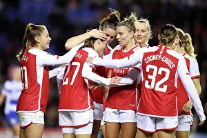 Reading Women V Arsenal Women - Conti Cup 2023-24 Prints: Arsenal Women's Continental Tyres League Cup Triumph: Laia Codina's Brace Secures 4-0 Victory
