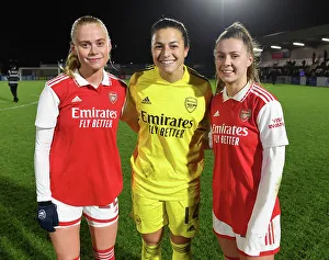 Arsenal Women V Aston Villa Women - Conti Cup 2023 Prints: Arsenal Women's Debut: Kuhl