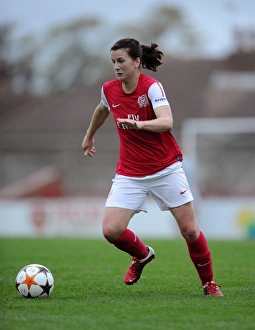 Arsenal Ladies V Bobruichanka 2011-12 Prints: Arsenal Women's Dominance: Niamh Fahey Scores in 6-0 Victory over Bobruichanka (UEFA Women's Champions League)