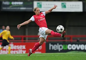 Arsenal Ladies V Bobruichanka 2011-12 Prints: Arsenal Women's Dominance: Jordan Nobbs Scores Six in 6-0 Win over Bobruichanka (UEFA Women's Champions League)