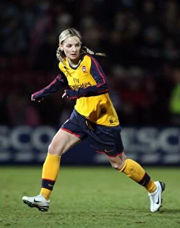 Arsenal Ladies v Doncaster Rovers Belles - League Cup Final 2008-9 Collection: Arsenal Women's Dominance: Suzanne Grant Nets Five in FA Premier League Cup Final Victory