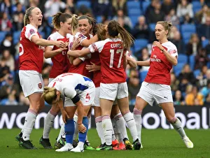 Brighton And Hove Albion Women V Arsenal Women 2018-19 Prints: Arsenal Women's Dominance: Van de Donk