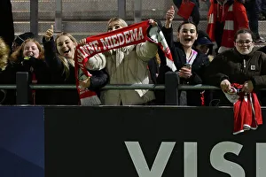Arsenal Women V Bristol City Women - Conti Cup 2023-24 Prints: Arsenal Women's FA Cup: Fans Support Vivianne Miedema Against Bristol City