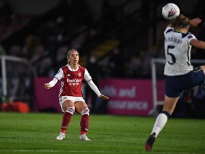 Arsenal Women v Tottenham Hotspur Women - FA Cup 2020-21 Collection: Arsenal Women's FA Cup: Jordan Nobbs Scores Opening Goal Against Tottenham Hotspur