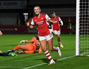 Images Dated 29th September 2021: Arsenal Women's FA Cup Triumph: Caitlin Foord Scores in Quarterfinal Win Against Tottenham Hotspur