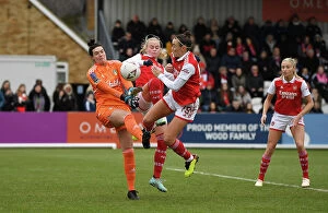 Arsenal Women v Leeds United Women - FA Cup 2023 Collection: Arsenal Women's FA Cup Triumph: Caitlin Foord Scores Historic First Goal in Round Four Victory