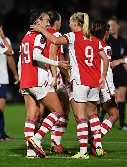 Images Dated 29th September 2021: Arsenal Women's FA Cup Triumph: Caitlin Foord's Brace Secures 5-0 Victory Over Tottenham Hotspur