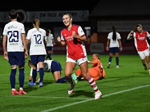 Images Dated 29th September 2021: Arsenal Women's FA Cup Triumph: Caitlin Foord's Hat-trick Secures Quarterfinal Victory over
