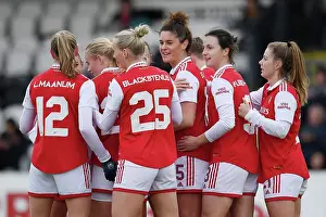 Arsenal Women V Leeds United Women - FA Cup 2023 Prints: Arsenal Women's FA Cup Triumph: Jennifer Beattie Scores Historic Fifth Goal vs. Leeds
