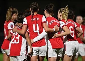 Arsenal Women V Tottenham Hotspur Women - FA Cup 2021-22 Prints: Arsenal Women's FA Cup Triumph: Lotte Wubben-Moy's Historic Hat-Trick Against Tottenham Hotspur