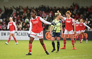 Arsenal Women v Leeds United Women - FA Cup 2023 Collection: Arsenal Women's FA Cup Triumph: Michelle Agyemang Scores Historic Eight Goals