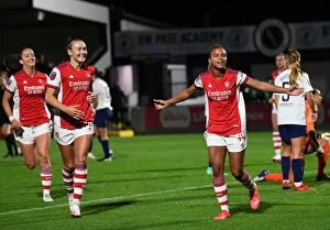 Images Dated 29th September 2021: Arsenal Women's FA Cup Triumph: Nikita Parris Scores Brace in Quarterfinal Victory Over Tottenham