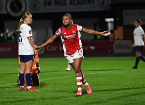 Arsenal Women V Tottenham Hotspur Women - FA Cup 2021-22 Prints: Arsenal Women's FA Cup Triumph: Nikita Parris Scores Historic Fourth Goal vs