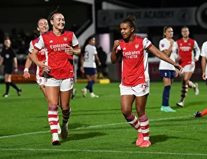 Arsenal Women V Tottenham Hotspur Women - FA Cup 2021-22 Prints: Arsenal Women's FA Cup Triumph: Nikita Parris Scores Historic Fourth Goal vs
