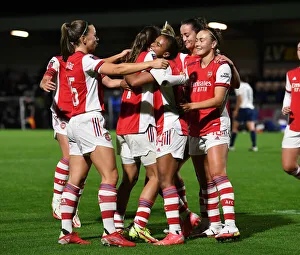 Arsenal Women V Tottenham Hotspur Women - FA Cup 2021-22 Prints: Arsenal Women's FA Cup Triumph: Nikita Parris Scores Historic Fourth Goal vs