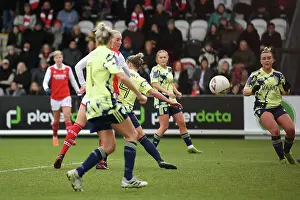 Arsenal Women V Leeds United Women - FA Cup 2023 Prints: Arsenal Women's FA Cup Triumph: Stina Blackstenius Scores the Decisive Goal