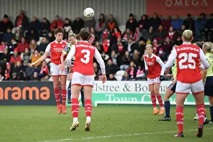 Arsenal Women V Leeds United Women - FA Cup 2023 Prints: Arsenal Women's FA Cup Victory: Jennifer Beattie Nets Historic Fifth Goal