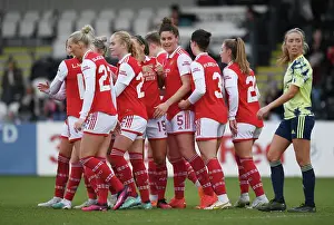 Arsenal Women V Leeds United Women - FA Cup 2023 Prints: Arsenal Women's FA Cup Victory: Jennifer Beattie Scores Fifth Goal Against Leeds