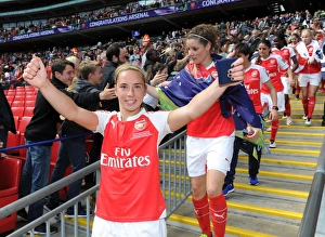Arsenal Ladies V Chelsea Ladies - FA Cup Final 2016 Prints: Arsenal Women's FA Cup Victory: Jordan Nobbs Celebrates Over Chelsea Ladies at Wembley Stadium