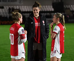 Arsenal Women's FA Cup Victory: Kim Little, Jennifer Beattie, and Jordan Nobbs Celebrate
