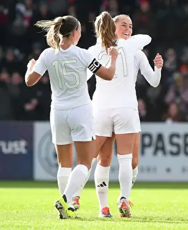 Arsenal Women V Watford Women 2023-24 Prints: Arsenal Women's FA Cup Victory: Lia Walti Scores Double against Watford