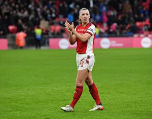 Images Dated 5th December 2021: Arsenal Women's FA Cup Victory: Triumph at Wembley over Chelsea