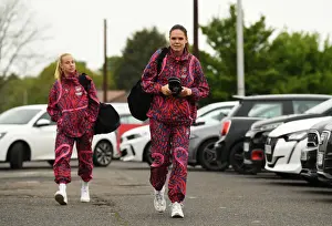 Arsenal Women's FA WSL: Beth Mead and Simone Boye's Grand Arrival at Meadow Park