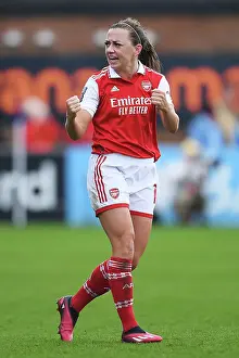 Arsenal Women V Manchester City Women 2022-23 Prints: Arsenal Women's FA WSL Triumph: Katie McCabe Nets Brace Against Manchester City