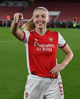 Arsenal Women's FA WSL Triumph: Leah Williamson Celebrates Victory Over Tottenham Hotspur