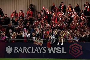 Arsenal Women V Leicester City Women 2022-23 Prints: Arsenal Women's Fans Unite: Arsenal vs