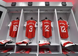Arsenal Women's FC: Pre-Match Kit Preparation - Arsenal WFC vs Brighton & Hove Albion WFC, FA Womens Super League 2022-23