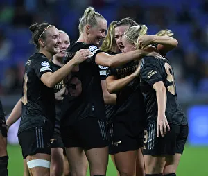 Olympic Lyonnais V Arsenal Women 2022-23 Prints: Arsenal Women's Five-Star Performance