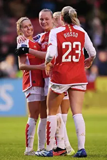 Brighton And Hove Albion V Arsenal 2023-24 Prints: Arsenal Women's Football: Frida Maanum's Hat-Trick Secures Victory Against Brighton & Hove Albion (2023-24)