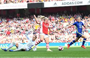 Arsenal Women V Chelsea Women 2021-22 Prints: Arsenal Women's Glory: Beth Mead Scores Hat-Trick Against Chelsea in FA WSL Match