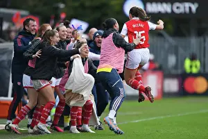 Arsenal Women's Glory: Katie McCabe Scores the Second Goal Against Manchester City in FA Women's Super League