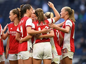 Tottenham Hotspur Women v Arsenal Women - MIND Series 2021-22 Collection: Arsenal Women's Glory: McCabe Scores Brace in MIND Series Victory over Tottenham Hotspur