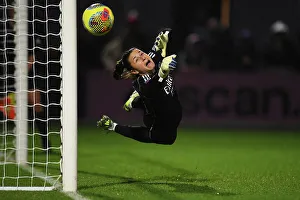 Arsenal Women's Goalkeeper Sabrina D'Angelo Saves Penalty in FA WSL Cup Thriller Against Tottenham Hotspur
