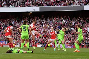 Arsenal Women V Vfl Wolfsburg 2022-23 Prints: Arsenal Women's Historic Champions League Victory: Beattie's Decisive Goal vs