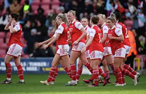 Tottenham Hotspur Women V Arsenal Women 2022-23 Prints: Arsenal Women's Historic Domination: Frida Maanum Scores Record-Breaking Fifth Goal vs