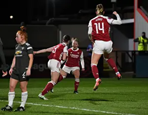 Arsenal Women's Historic Empty-Stadium Victory: Lotte Wubben-Moy Scores Second Goal vs. Manchester United