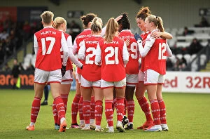 Arsenal Women v Leeds United Women - FA Cup 2023 Collection: Arsenal Women's Historic FA Cup Victory: Michelle Agyemang Scores Eight Goals Against Leeds