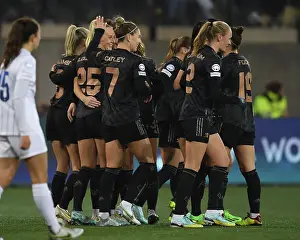FC Zurich Frauen V Arsenal Women 2022-23 Prints: Arsenal Women's Historic Sixth Goal: Stina Blackstenius Scores in Champions League Victory over FC Zurich