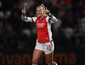Arsenal Women V Reading Women 2021-22 Prints: Arsenal Women's Historic Super League Victory: Stina Blackstenius Scores Record-Breaking Fourth Goal vs