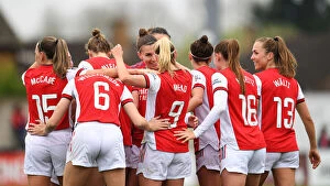 Images Dated 1st May 2022: Arsenal Women's Historic Super League Victory: Beth Mead Scores Record-Breaking Fourth Goal vs