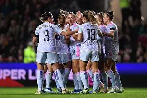 Bristol City Women V Arsenal Women 2023-24 Prints: Arsenal Women's Historic Super League Victory: Katie McCabe Scores First Goal Against Bristol City