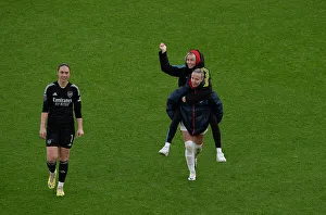Arsenal Women V Chelsea Women 2023-24 Prints: Arsenal Women's Historic Victory: Mead