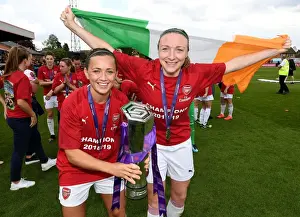 Arsenal Women's Historic WSL Title Win: Quinn and McCabe Lift the Trophy